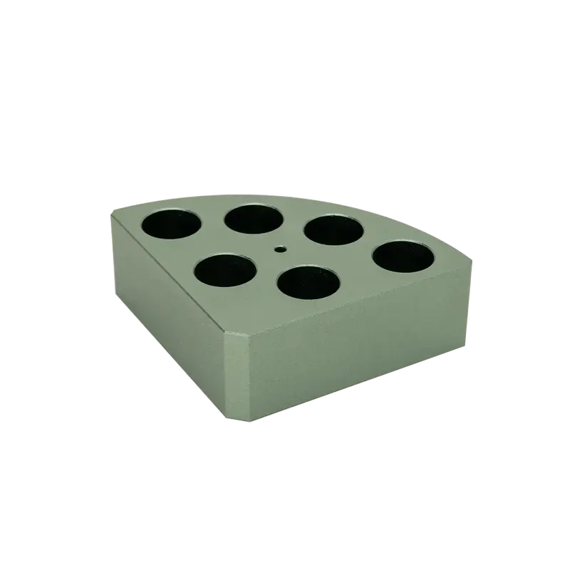 DLAB Yeşil Çeyrek Pasta 6 Delikli 8ml Reaksiyon Kabı Ø17.8mm 26mm Derinlik MS135.1 ve MS135.8 ile Uyumlu MS-H-Pro+ MS-H550-Pro MS7-H550-S için Uygun Model MS 135.6