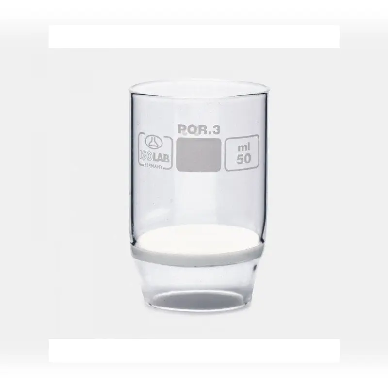 İSOLAB kroze gooch sinter cam filtreli 1D por 2 30ml