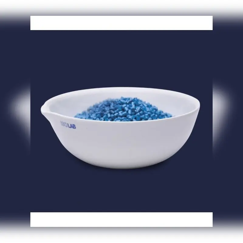 İSOLAB kapsül porselen dibi yuvarlak çap 80 mm
