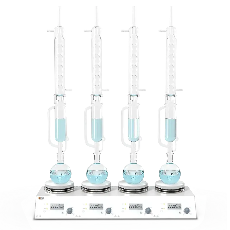 DLAB Isıtıcılı Manyetik Karıştırıcı 280°C 4 Kanallı Seramik Kaplama MS-H280-S4