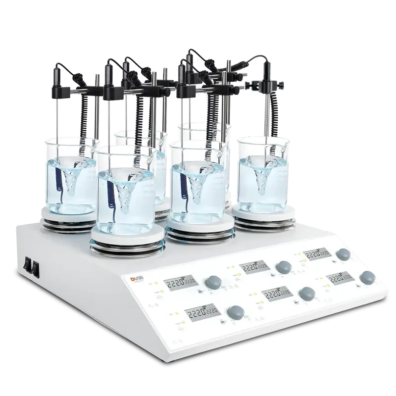 DLAB Isıtıcılı Manyetik Karıştırıcı 280°C 6 Kanallı MS-H280-S6 Set (PT1000A Dahil)