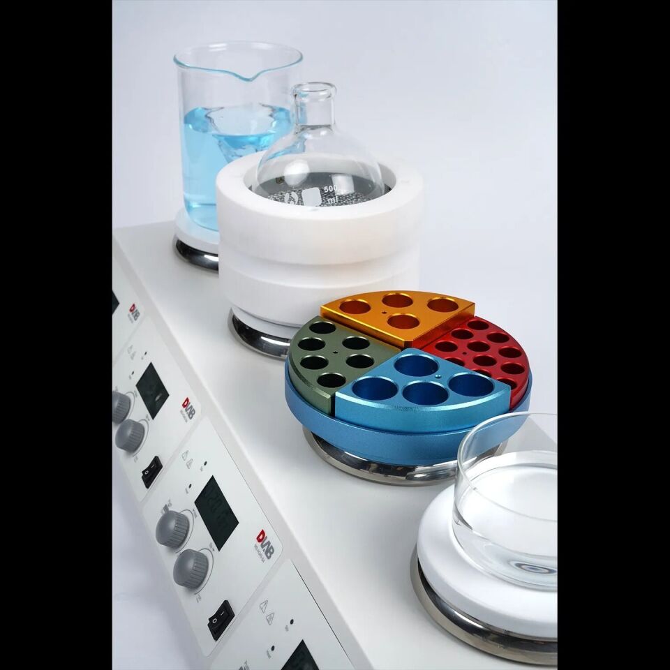 Isıtıcılı Manyetik Karıştırıcı 340°C 4 Kanallı MS-H340-S4 Set (PT1000A Dahil)