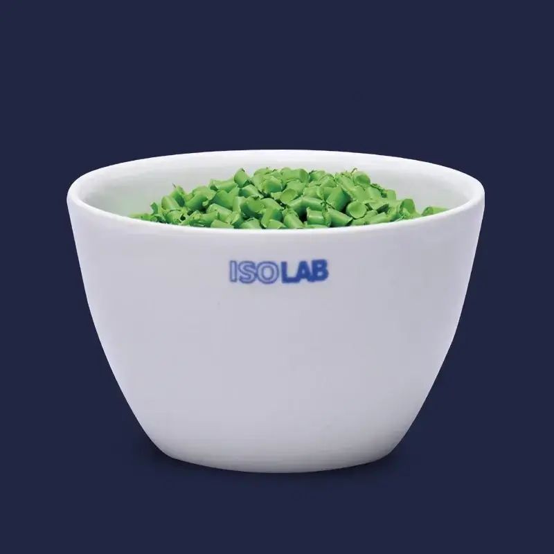 İSOLAB kroze porselen kısa form çap 50 mm