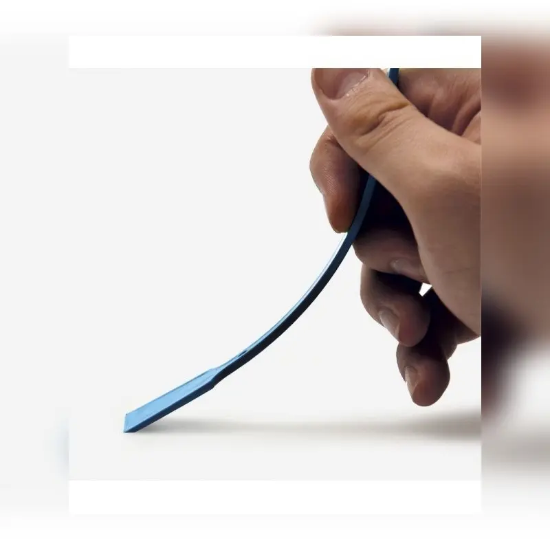 İSOLAB spatül P.P 35 derece eğimli düz uçlu 180 mm steril