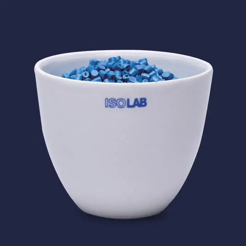 İSOLAB kroze porselen orta form çap 60 mm