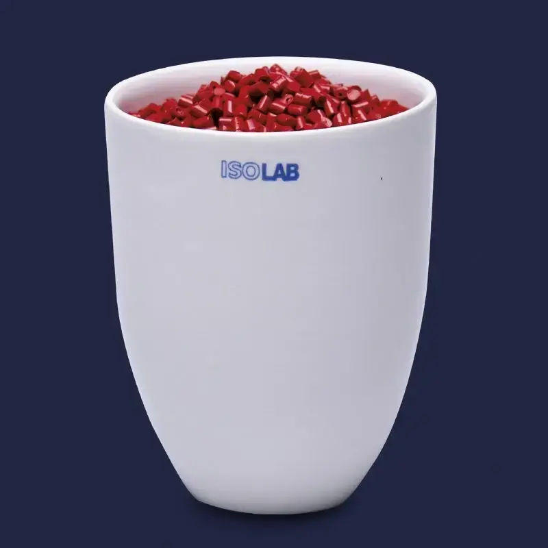 İSOLAB kroze porselen uzun form çap 40 mm