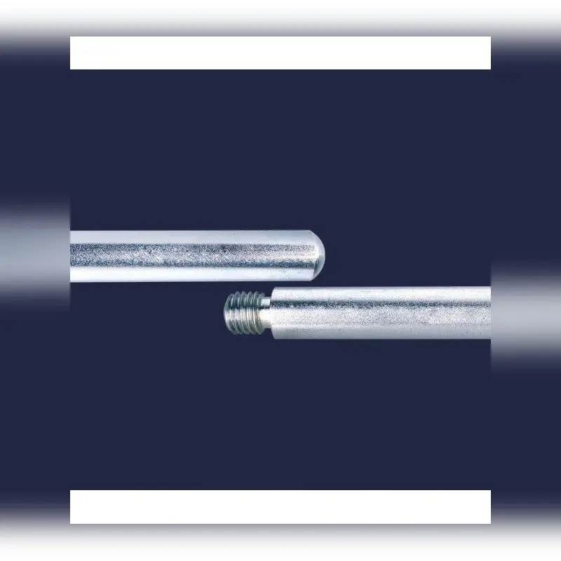 İSOLAB stand borusu galvanize çelik uzunluk 600 mm