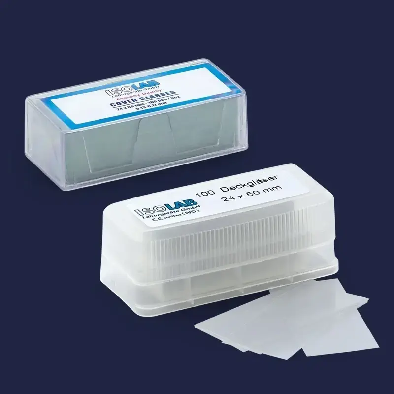 İSOLAB lamel 20 x 20 mm süper kalite 100 ad/kutu