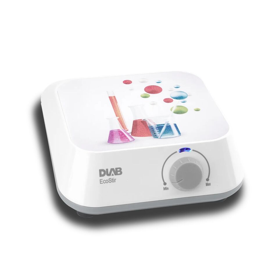 DLAB EcoStir Kare Plakalı Manyetik Karıştırıcı – Isıtmasız, 0–1500 rpm