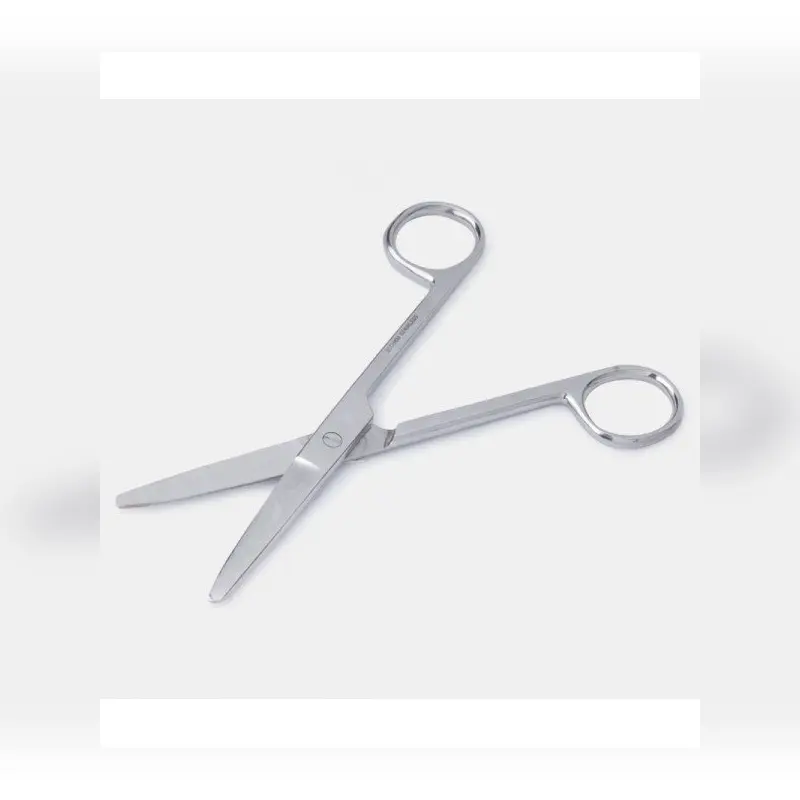 İSOLAB makas laboratuar için küt/sivri 130 mm