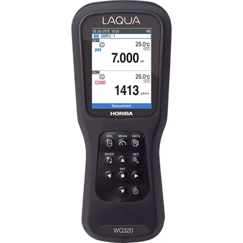 HORIBA LAQUA WQ320 Portatif Su Kalite Ölçer 2 Kanallı IP67 (pH/ORP/EC/DO/İyon Seçilebilir)