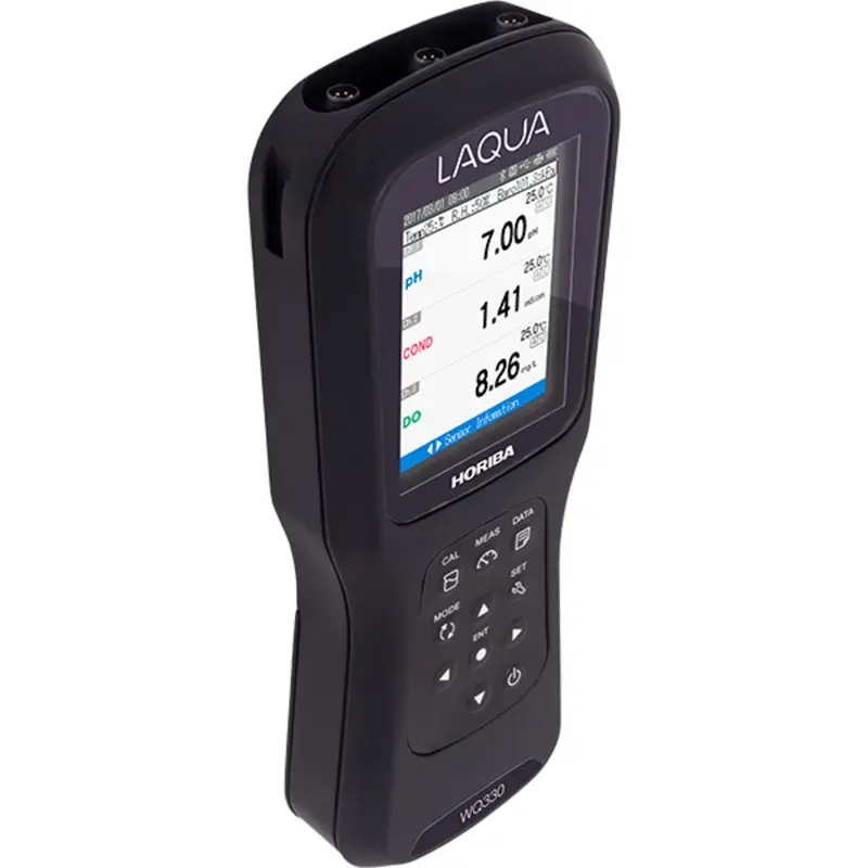 HORIBA LAQUA WQ330 Portatif Su Kalite Ölçer 3 Kanallı IP67 (pH/ORP/EC/DO/İyon Seçilebilir)