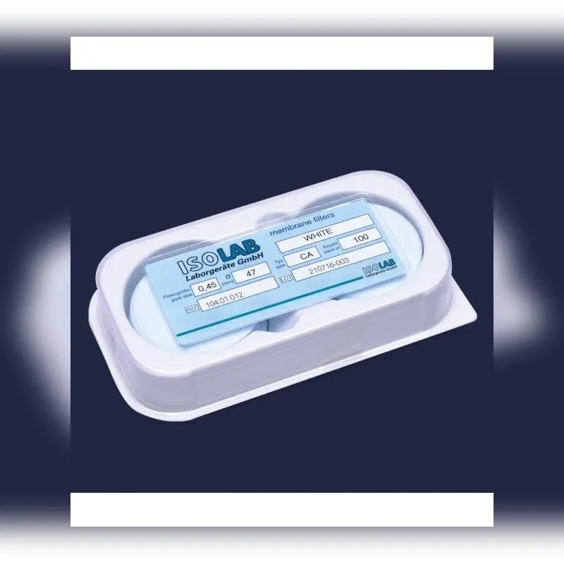 İSOLAB membran filtre gözenek büyüklüğü 0,45 um 47 mm çap nitroselüloz