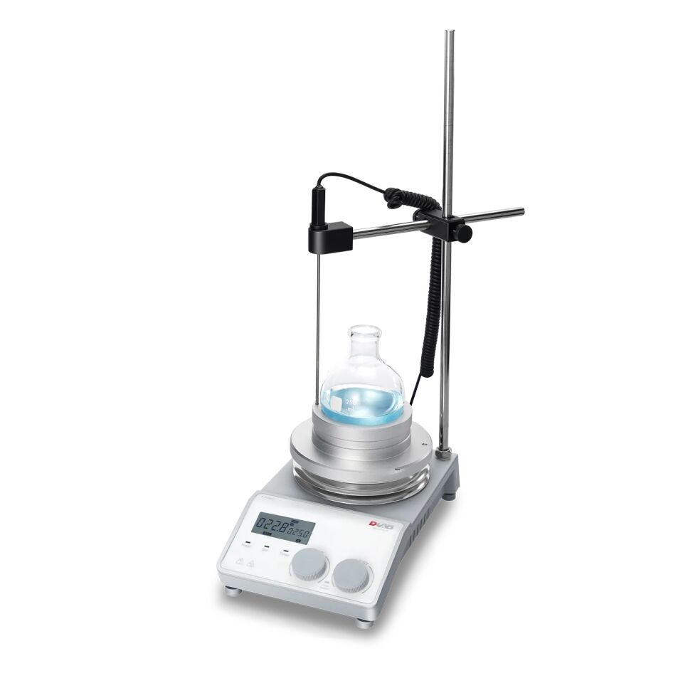 DLAB MS-H-ProM LCD Dijital Isıtıcılı Manyetik Karıştırıcı – 340°C, 1500 rpm, Gelişmiş Model
