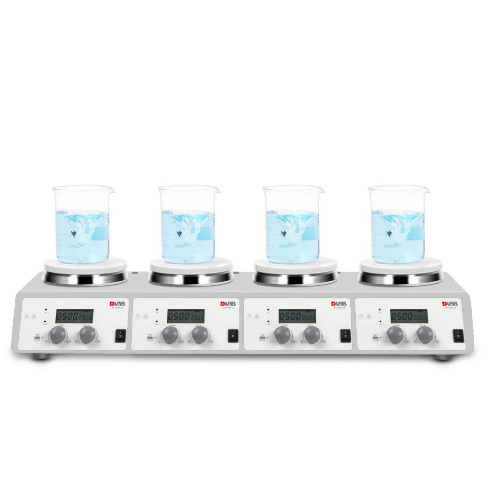 Isıtıcılı Manyetik Karıştırıcı 340°C 4 Kanallı LCD MS-H340-S4 - DENEME