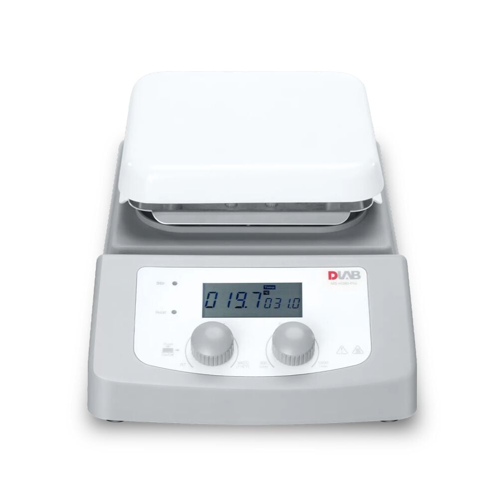DLAB MS-H380-Pro LCD Dijital Isıtıcılı Manyetik Karıştırıcı – 380°C, 1500 rpm