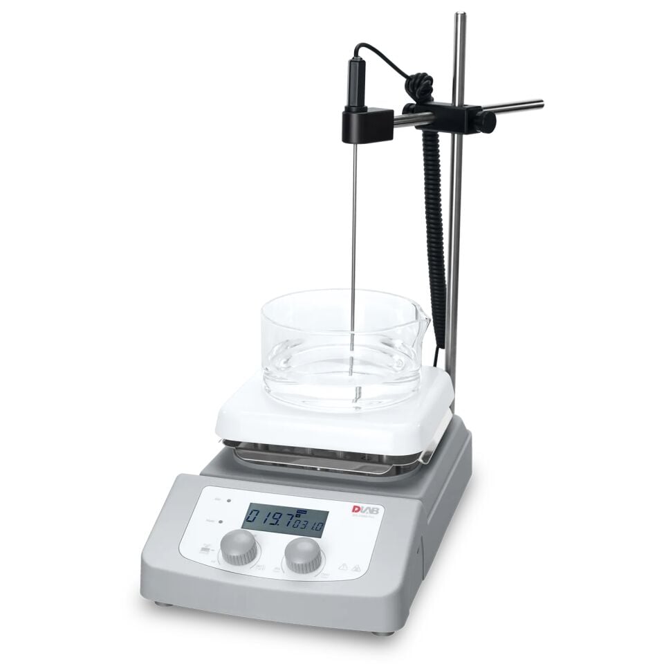 DLAB MS-H380-Pro LCD Dijital Isıtıcılı Manyetik Karıştırıcı – 380°C, 1500 rpm