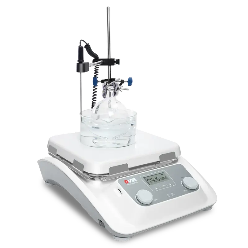 DLAB MS10-H500-Pro 10'' Seramik Plakalı LCD Dijital Isıtıcılı Manyetik Karıştırıcı – 500°C