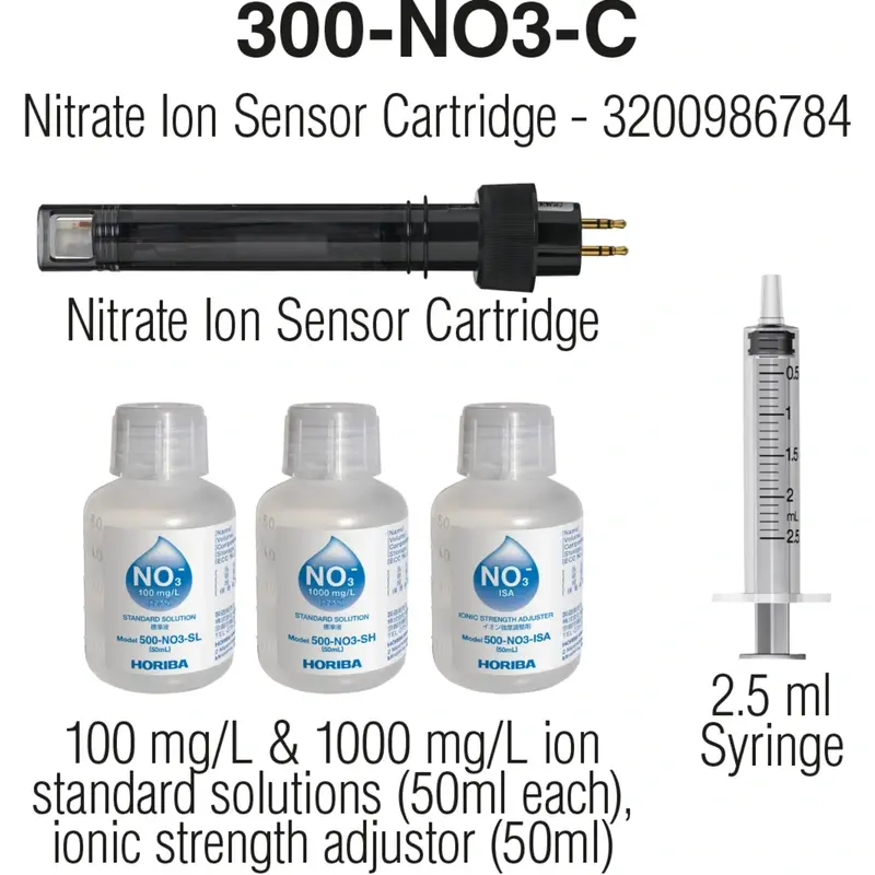 HORIBA LAQUA WQ300 Serisi Yedek Nitrat (NO3-) İyon Sensör Kartuşu