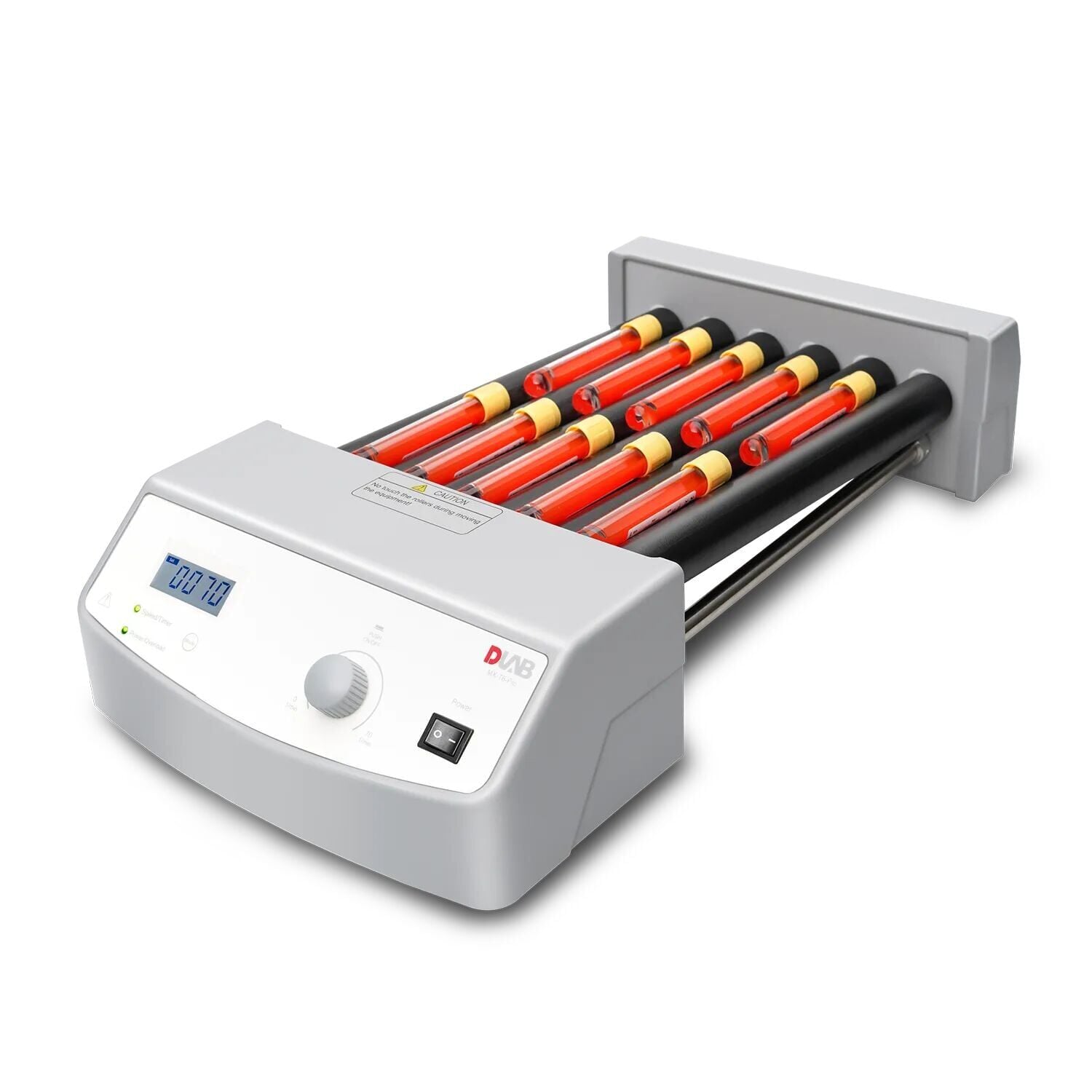 LCD Dijital 6 Silindirli Tüp Döndürücü Karıştırıcı, Ayarlanabilir Hız, MX-T6-Pro