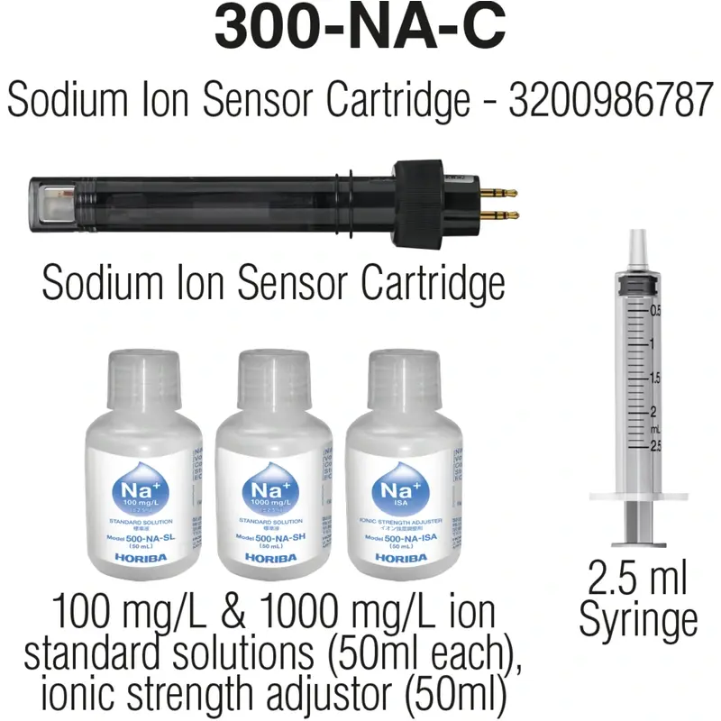HORIBA LAQUA WQ300 Serisi Yedek Sodyum (Na+) İyon Sensör Kartuşu