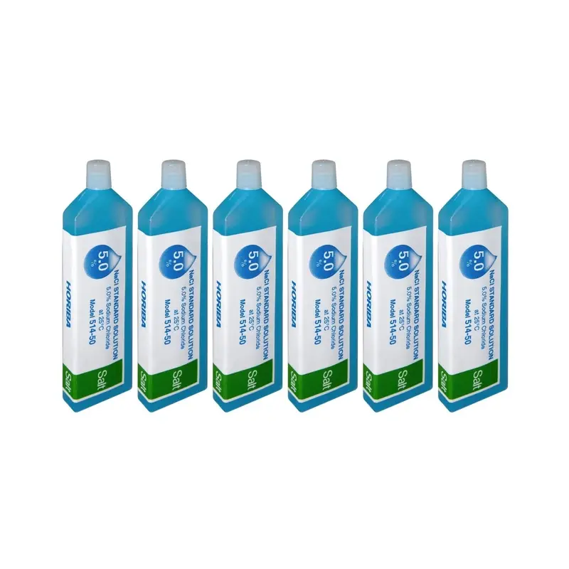HORIBA LAQUAtwin NaCl Tuz Kalibrasyon Çözeltisi 5.0% 6x14ml