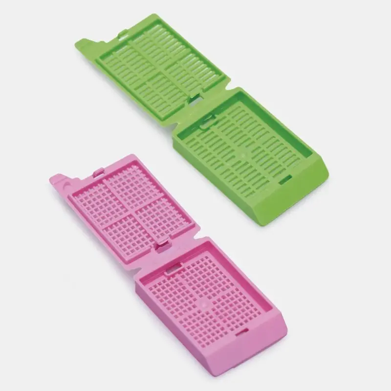 İsolab Pembe Kapaklı Biyopsi Parafin Kasedi 500 Adet 