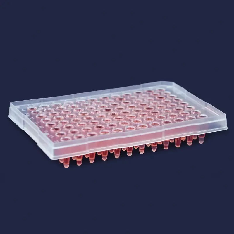 İsolab 96 Kuyulu Yarım Etekli Steril PCR Plağı 0,2 ml 50 Adet Paket