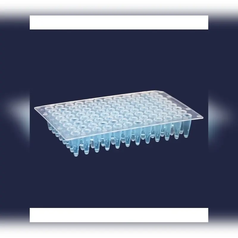 İSOLAB PCR plağı 96 kuyulu 0,2 ml steril yarım etekli