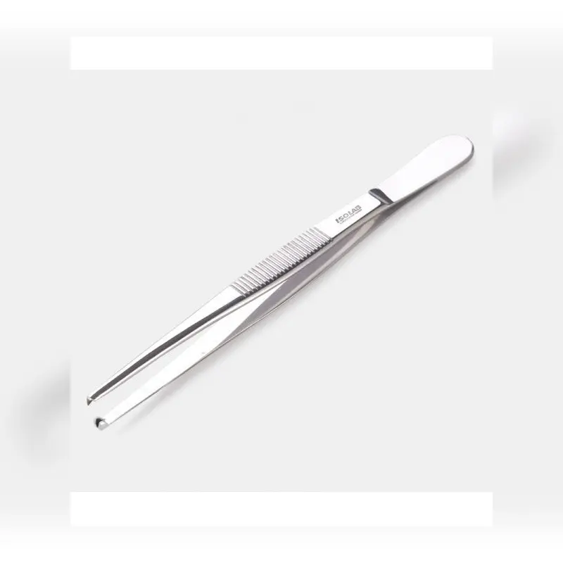 İSOLAB pens genel kullanım küt uçlu/düz tırtıklı 145 mm