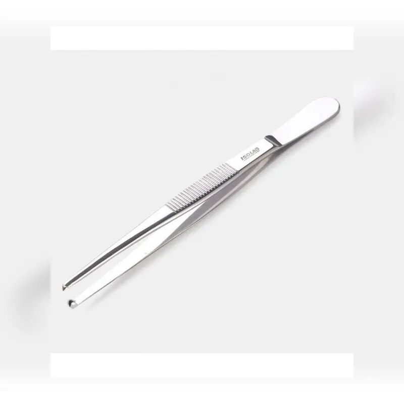 İSOLAB pens genel kullanım küt uçlu/düz tırtıklı 160 mm