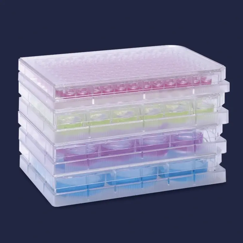İsolab 6 Kuyulu Düz Tabanlı Hücre Kültürü Plağı 3 ml 100 Adet Paket