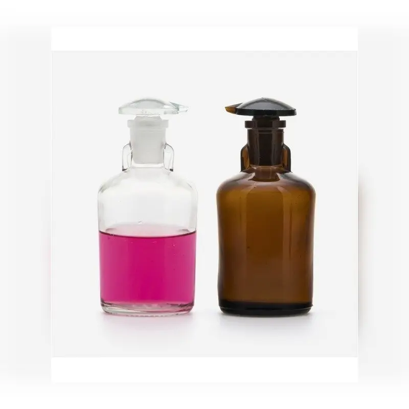 İSOLAB şişe damlatma cam amber 100 ml
