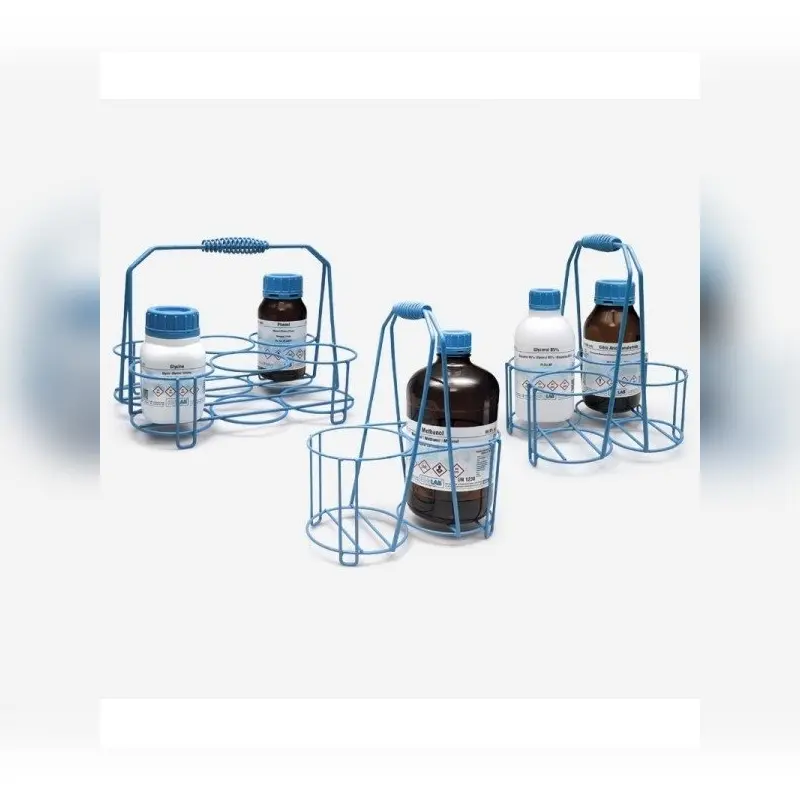 İSOLAB şişe sepeti tel 500 ml şişeler için
