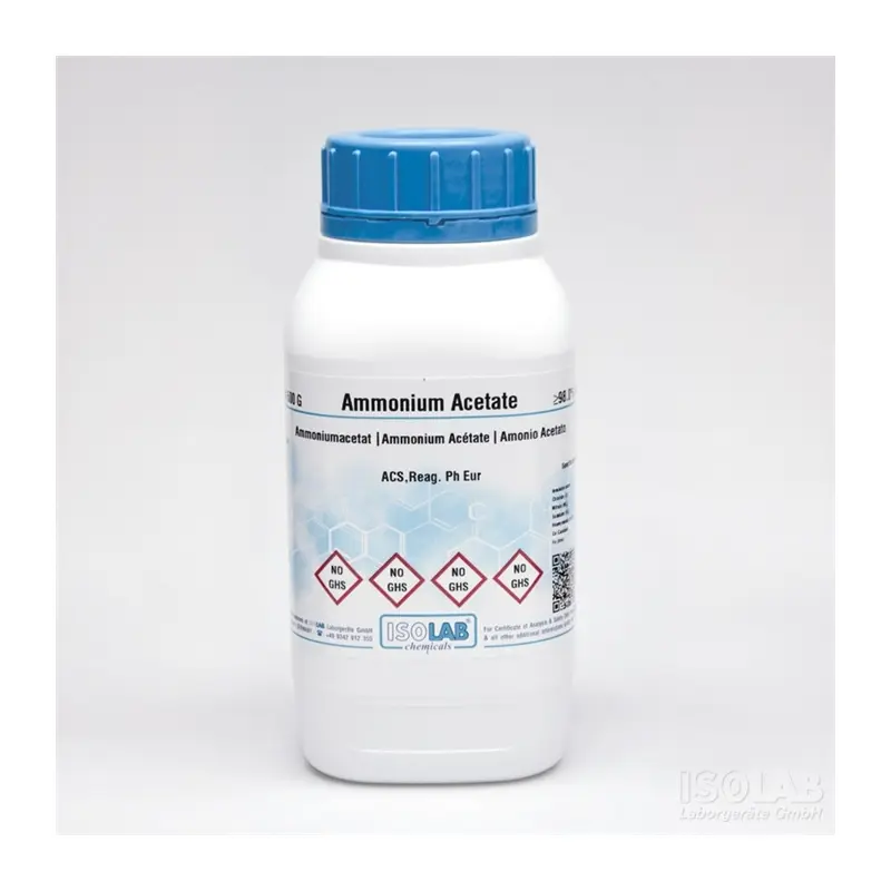 İSOLAB – Ammonıum Acetate ≥ 98%, For Analysıs Acs , Reag. Ph.Eur – 1 kg