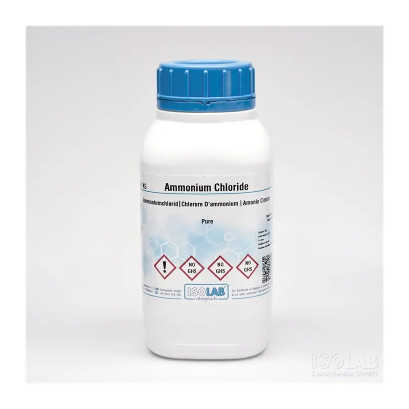 İSOLAB – Ammonıum Chlorıde ≥ 99.7%, Extra Pure Ph Eur , Bp , Usp – 1 kg