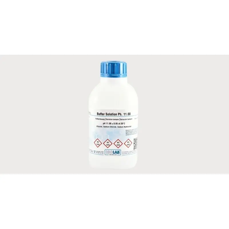 İSOLAB – Buffer Solution Ph 11.00 ± 0.05 At 20°C (Glycine, Sodium Chlorıde, Sodium Hydroxıde) – 1 L