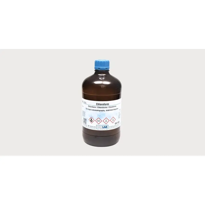 İSOLAB – Chloroform ≥ 99.8%, For Liquid Chromatography , Stabılızed Amylene – 2.5 L