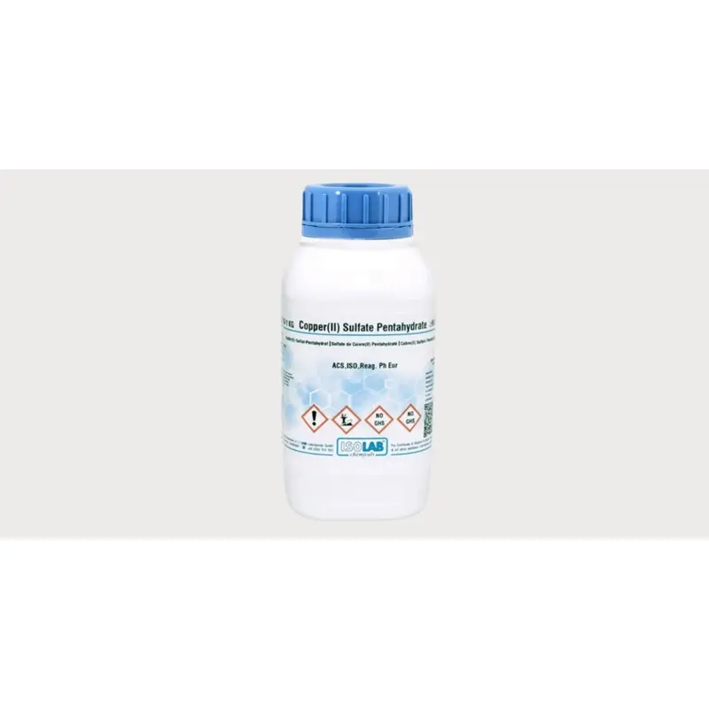 İSOLAB – Copper(Iı) Sulfate Pentahydrate ≥ 99%, For Analysıs Acs,Iso,Reag. Ph Eur – 1 kg