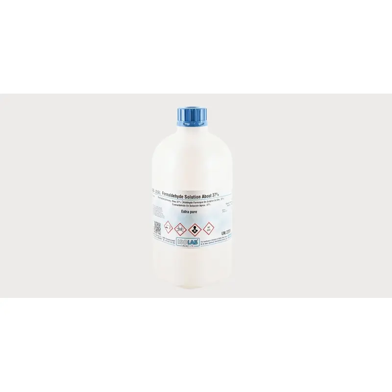 İSOLAB – Formaldehyde Solution About 37%, Extra Pure – 2.5 L