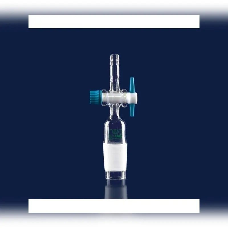 İSOLAB adaptör düz musluklu çap 8 mm erkek şilif : NS 14/23