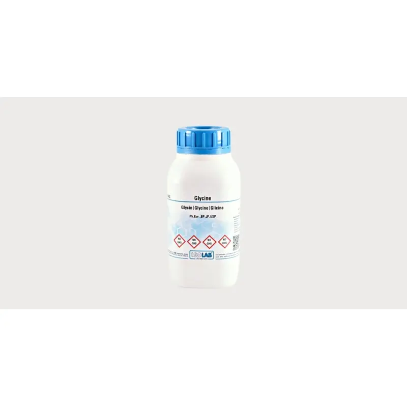 İSOLAB – Glycine ≥ 99.0% Ph.Eur. , Bp , Jp , Usp – 250 g