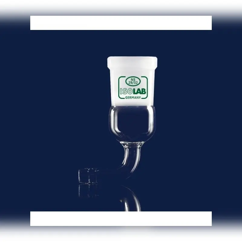İSOLAB adaptör eğimli musluksuz çap 8 mm dişi şilif : NS 14/23