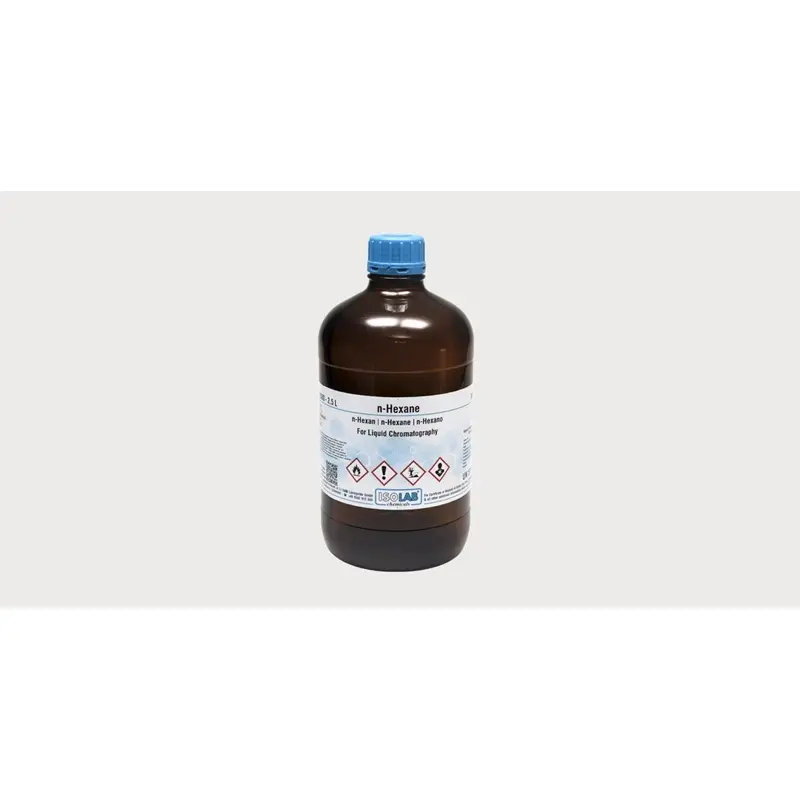 İSOLAB – N-Hexane ≥ 98%, For Liquid Chromatography – 2.5 L
