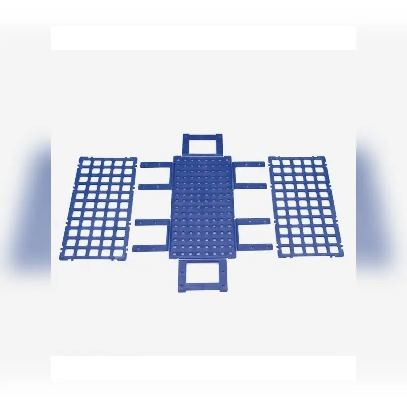 İSOLAB tüp standı demonte P.P 21 delik 30 mm tüpler için mavi