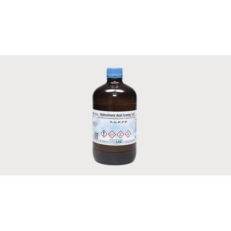 İSOLAB – Hydrochloric Acid Fumıng 37% , Ph Eur,Bp,Jp,Nf – 2.5 L