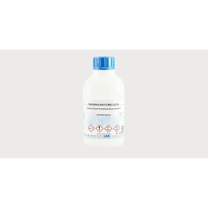İSOLAB – Hydrochloric Acid 0,5 Mol/L (0,5 N) – 1 L
