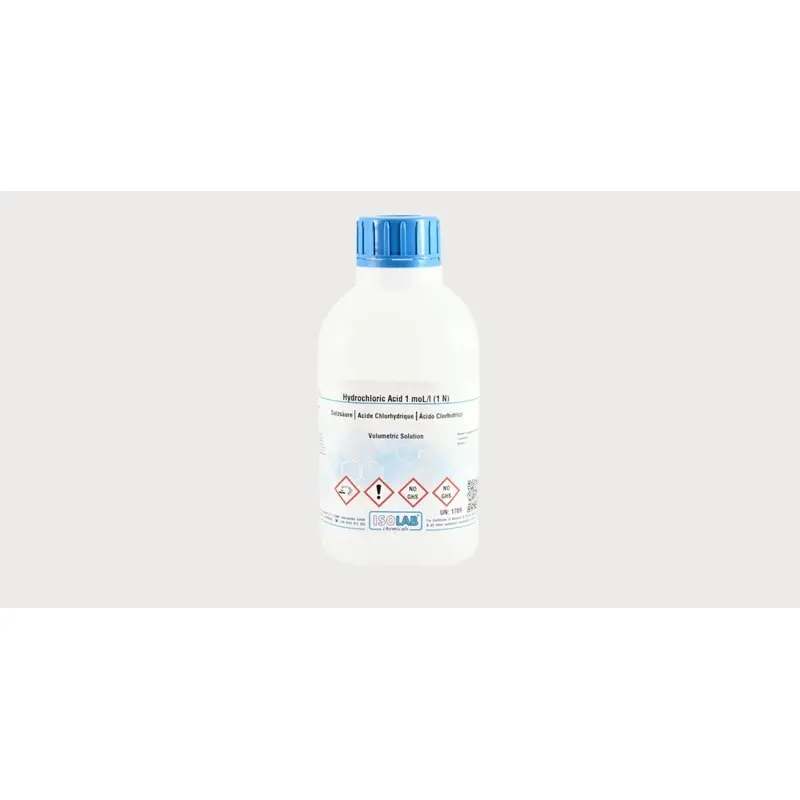 İSOLAB – Hydrochloric Acid 1 Mol/L (1 N) – 1 L