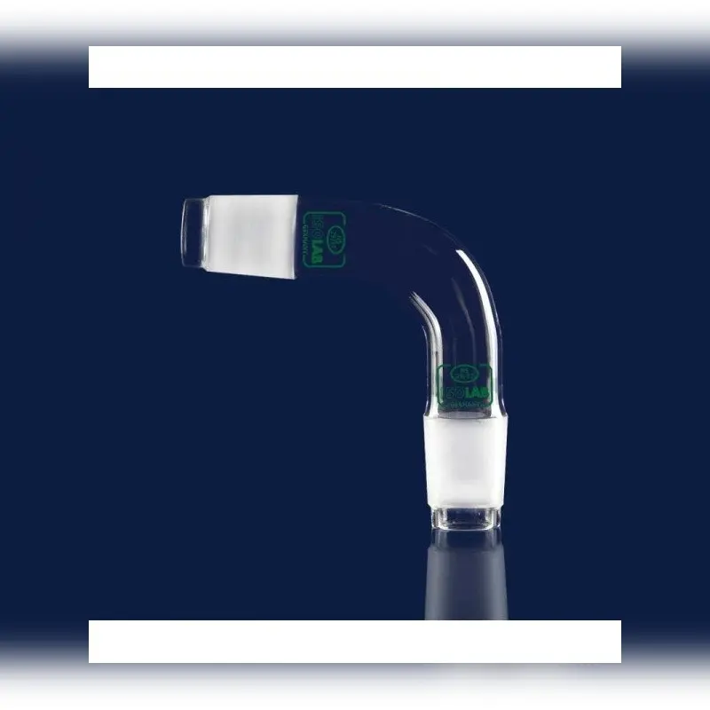 İSOLAB adaptör alım sade eğimli 90 derece açılı erkek şilif : NS 29/32