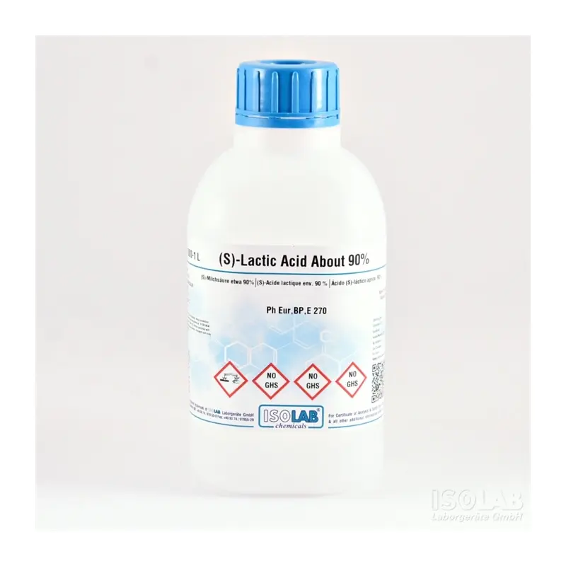 İSOLAB – (S)-Lactıc Acid About 90% , Ph Eur,Bp,E 270 – 2.5 L